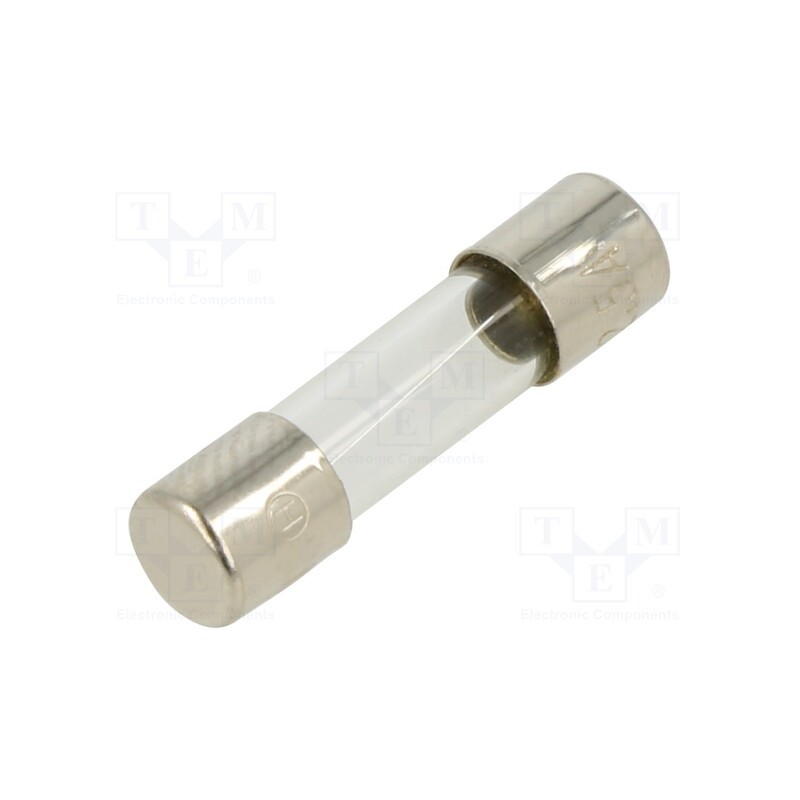 10 pcs : FSC-2.5A - Fuse: fuse, quick blow, 2.5A, 250VAC, glass, 5x20mm, bulk
