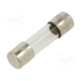 10 pcs : FSC-800MA - Fuse: fuse, quick blow, 800mA, 250VAC, glass, 5x20mm, bulk