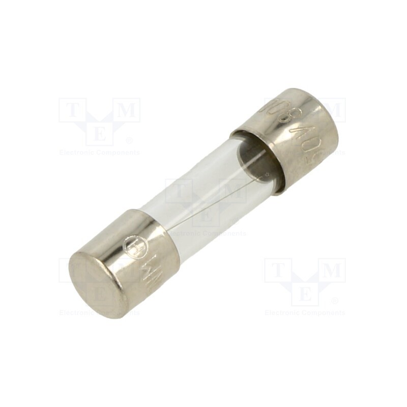 10 pcs : FSC-800MA - Fuse: fuse, quick blow, 800mA, 250VAC, glass, 5x20mm, bulk