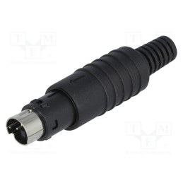 10 pcs : 4850.131 - Plug, DIN mini, male, PIN: 3, soldering, for cable