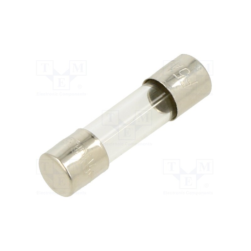 10 pcs : FSD-5A - Fuse: fuse, quick blow, 5A, 250VAC, glass, 5x20mm, brass, bulk