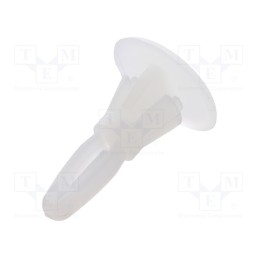 50 pcs : 8G820V40988 -AS - Assembly stud, polyamide, L: 6.4mm, latch/latch, Ø2: 6.35mm, Ø1: 4mm