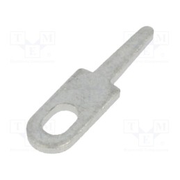 20 pcs : 4952 - Tip: solder lug, THT, brass, tinned