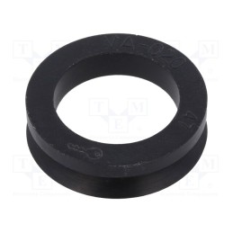 20 pcs : 09-018X4X7.5 VA-20 NBR - V-ring washer, NBR rubber, Shaft dia: 19÷21mm, L: 7.5mm, Ø: 18mm