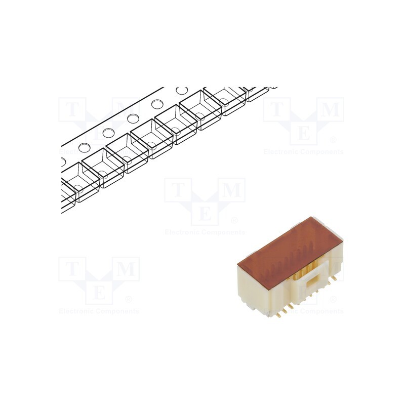 10 pcs : 5011902017 - Socket, wire-board, male, Pico-Clasp, 1mm, PIN: 20, SMT, 100V, 1A