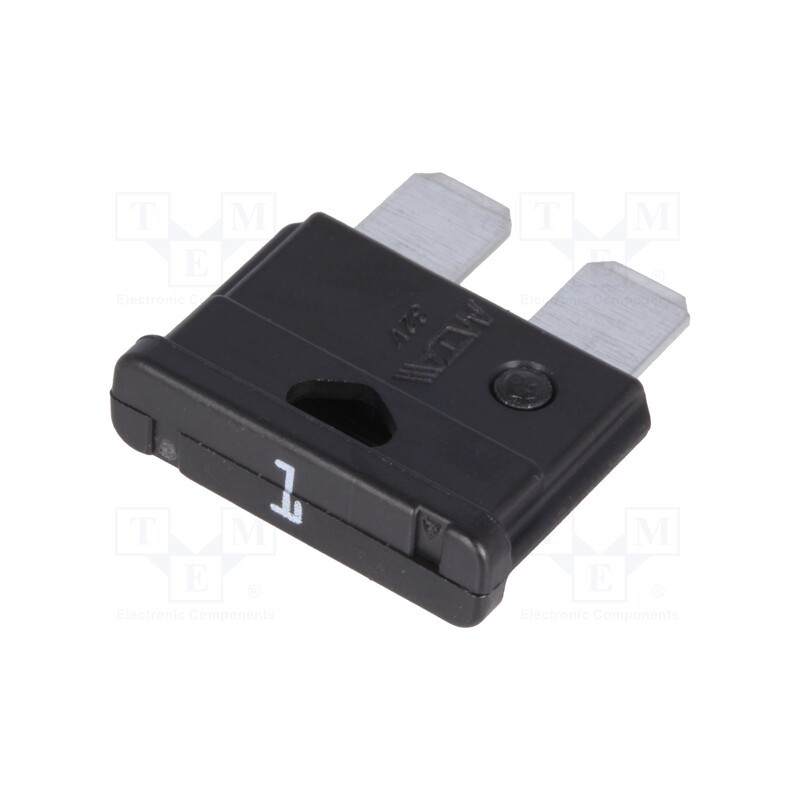 50 pcs : 340.017 - Fuse: fuse, 1A, 32VDC, automotive, 19mm, UNIVAL