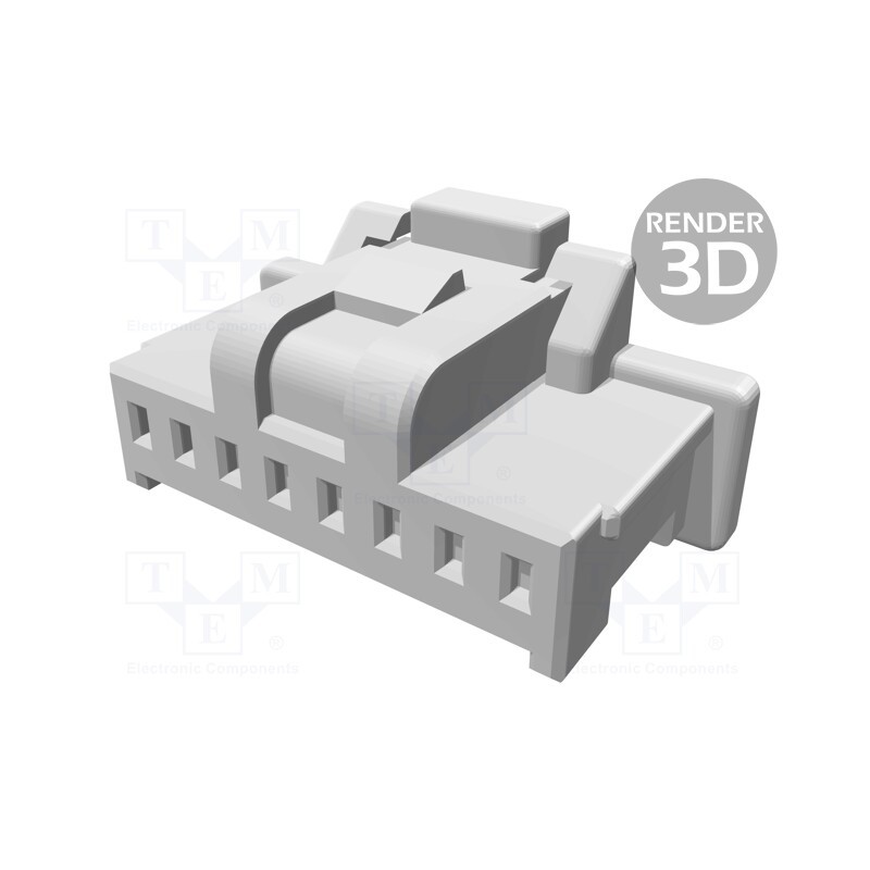 10 pcs : 5013300800 - Plug, wire-board, female, Pico-Clasp, 1mm, PIN: 8, w/o contacts