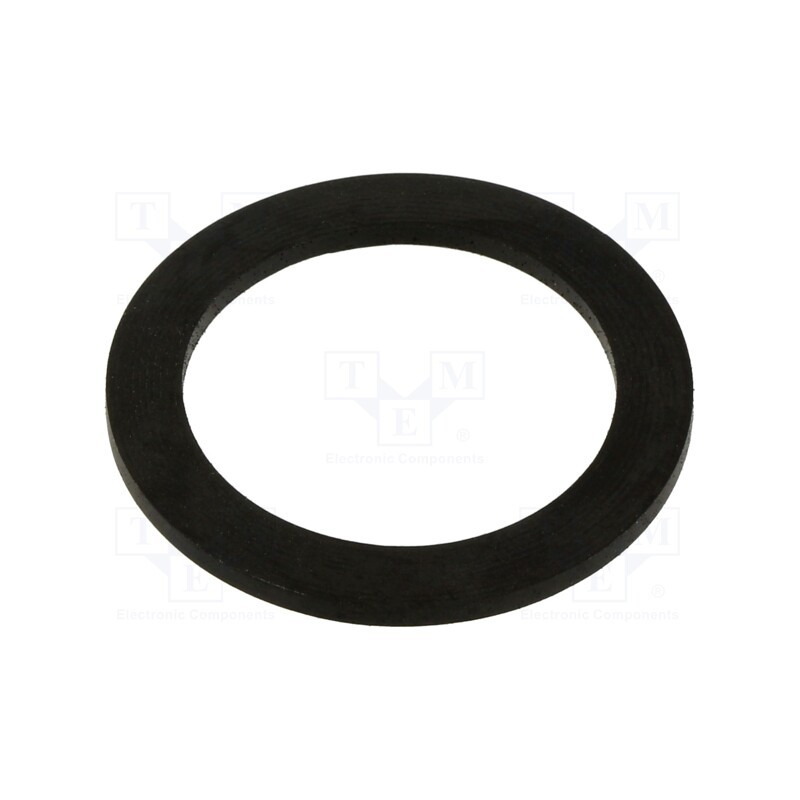 50 pcs : ENBR-WG-M25-BL-A - Gasket, NBR rubber, Thk: 1.5mm, Øint: 23.3mm, M25, black, Entrelec
