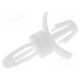 50 pcs : LCBS-3-01 - PCB distance, polyamide, L: 4.8mm, snap fastener, natural, UL94V-2