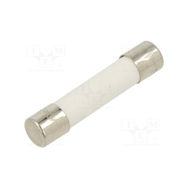 10 pcs : FCA-3.15A - Fuse: fuse, quick blow, 3.15A, 250VAC, ceramic, 6.3x32mm, brass