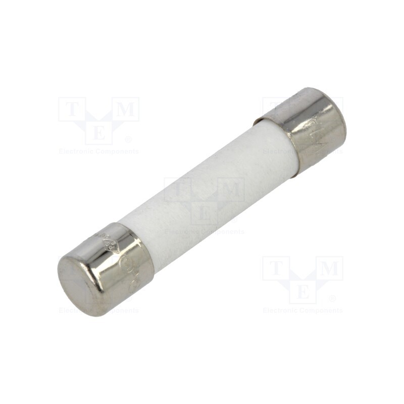 10 pcs : FCA-1A - Fuse: fuse, quick blow, 1A, 250VAC, ceramic, 6.3x32mm, brass