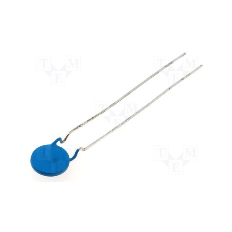 10 pcs : B59985C0120A070 - Fuse: PTC thermistor, 250mA, 24V, ceramic, 5mm, Ø0.6x35mm, 10s