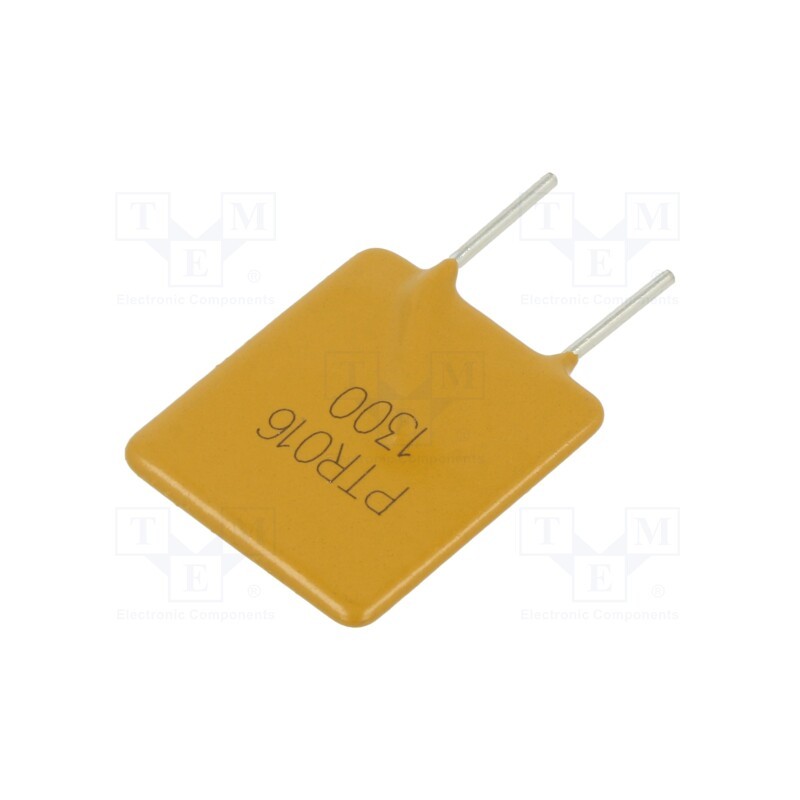 10 pcs : PTR016V1300-BK - Fuse: PTC polymer, 13A, Imax: 100A, THT, PTR016V, bag