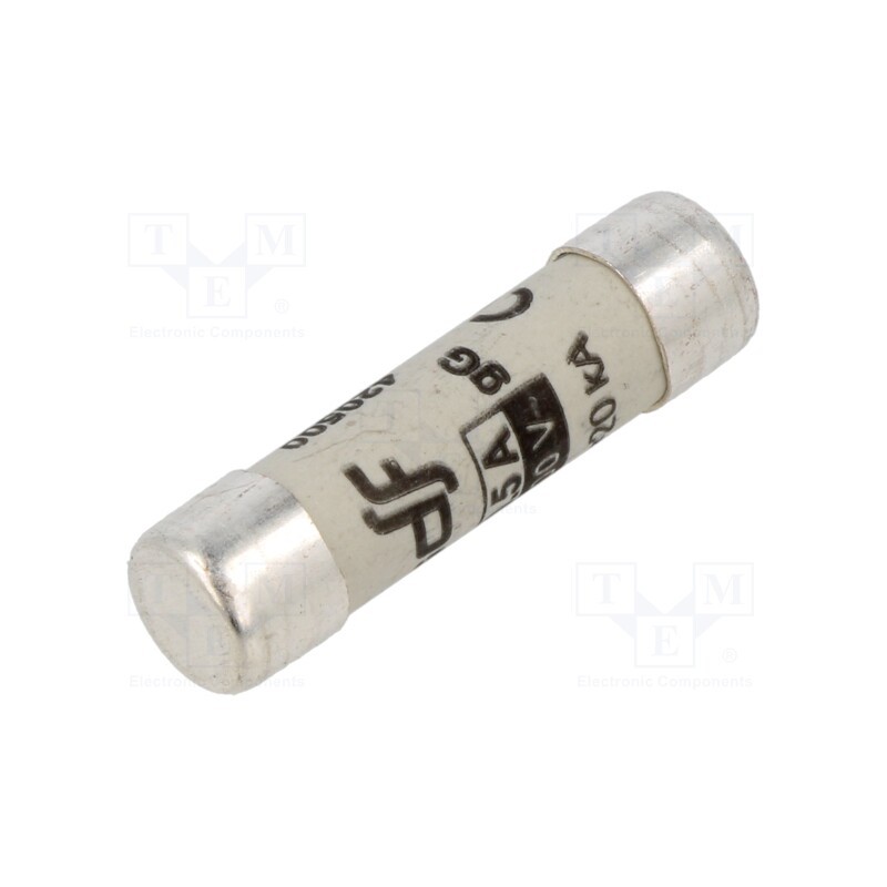 10 pcs : 420500 - Fuse: fuse, gG, 500mA, 400VAC, ceramic,cylindrical,industrial