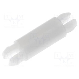 100 pcs : FIX-SP-10 - PCB distance, polyamide, L: 10.5mm, latch/latch, natural, UL94V-2