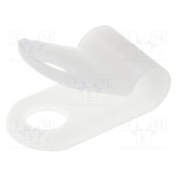 100 pcs : FIX-CC-25 - Fixing clamp, Cable P-clips, ØBundle : 3.2mm, polyamide, natural