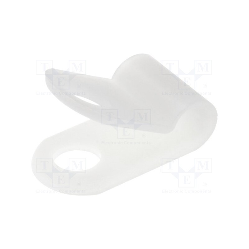 100 pcs : FIX-CC-25 - Fixing clamp, Cable P-clips, ØBundle : 3.2mm, polyamide, natural