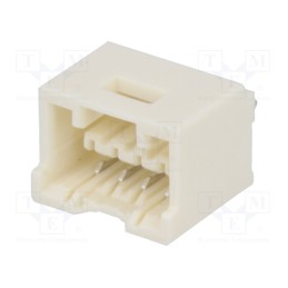 10 pcs : 5031590400 - Socket, wire-board, male, CLIK-Mate, 1.5mm, PIN: 4, THT, PCB snap, 2A