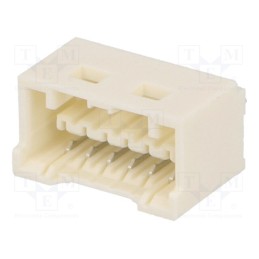 10 pcs : 5031590610 - Socket, wire-board, male, CLIK-Mate, 1.5mm, PIN: 6, THT, 2A, tinned