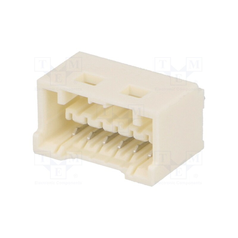 10 pcs : 5031590610 - Socket, wire-board, male, CLIK-Mate, 1.5mm, PIN: 6, THT, 2A, tinned