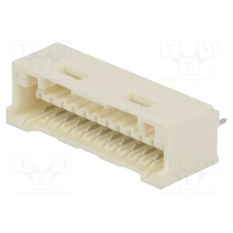10 pcs : 5031591210 - Socket, wire-board, male, CLIK-Mate, 1.5mm, PIN: 12, THT, 2A, tinned