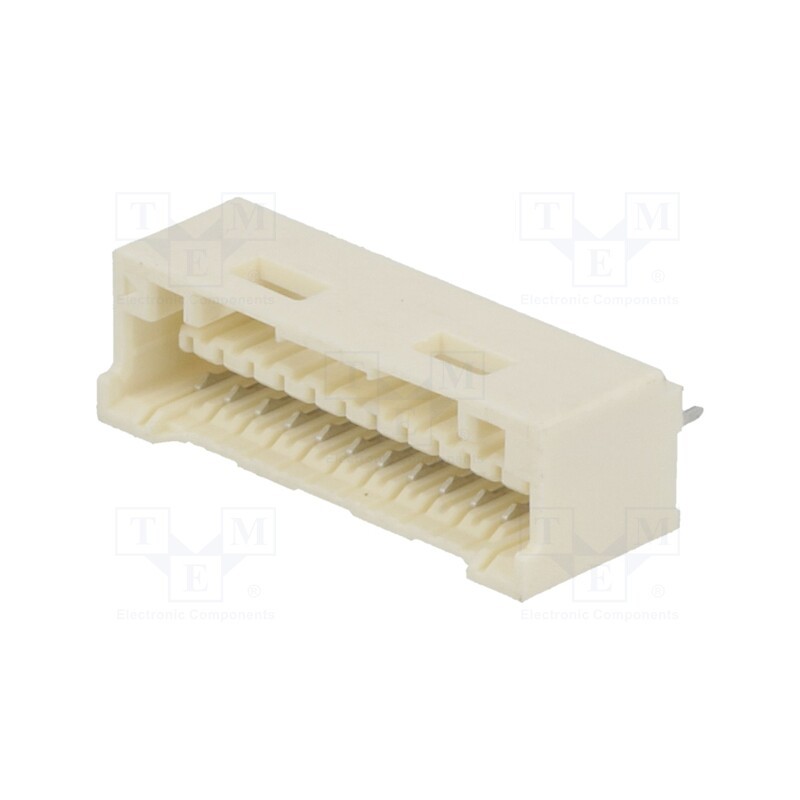 10 pcs : 5031591210 - Socket, wire-board, male, CLIK-Mate, 1.5mm, PIN: 12, THT, 2A, tinned