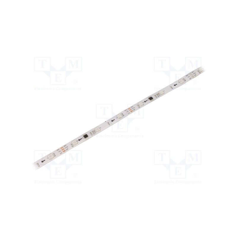 5 m : HC-T12V-10L-30LED-W/IP65 - Programmable LED tape, RGB, 5050, 12V, LED/m: 30, 10mm, IP65, 140°