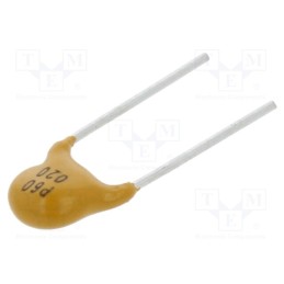 20 pcs : PTR060V0020-BK - Fuse: PTC polymer, 200mA, Imax: 40A, THT, PTR060V, bag