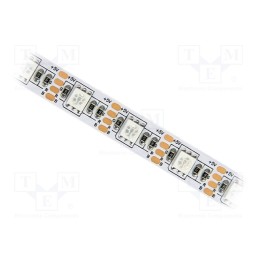 5 m : S010060CA3PZ - LED tape, RGB, 5050, 5V, LED/m: 60, 10mm, white PCB, IP20, 120°, 12W/m