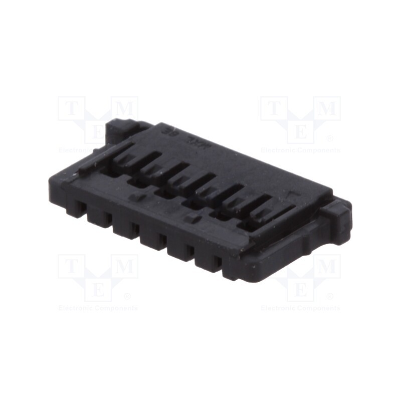 10 pcs : 5040510601 - Plug, wire-board, female, Pico-Lock, 1.5mm, PIN: 6, w/o contacts