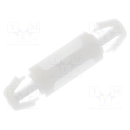 100 pcs : FIX-LCC-10S - PCB distance, polyamide, L: 10mm, latch/latch, natural, UL94V-2