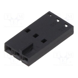 50 pcs : 50579203 - Plug, wire-wire/PCB, female, SL, 2.54mm, PIN: 3, w/o contacts