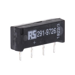1 pcs - Meder PCB Mount Reed Relay, 24V dc Coil, SPST, 200V dc Max, 1 A Max, 2000Ω