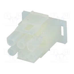 20 pcs : 50841060 - Plug, wire-wire/PCB, male/female, MLX, 6.35mm, for cable, PIN: 6