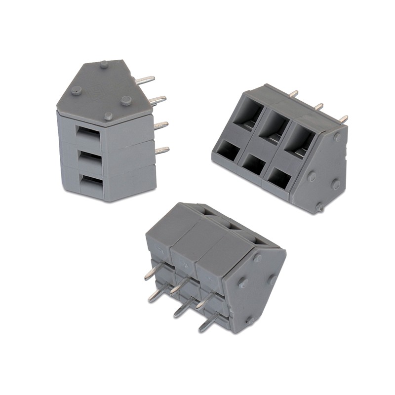 10 pcs - Wurth Elektronik 413B Series PCB Terminal Block, 2-Contact, 5mm Pitch, PCB Mount, 1-Row, Solder Termination