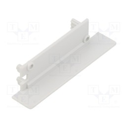 10 set : 23110022 -AS - Cap for LED profiles, grey, 2pcs, ABS, FLAT8
