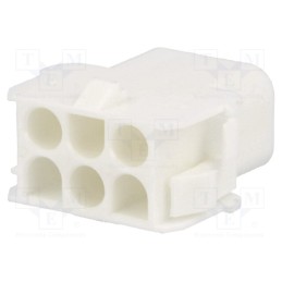 20 pcs : 50842062 - Plug, wire-wire, male/female, MLX, 6.35mm, PIN: 6, Layout: 2x3