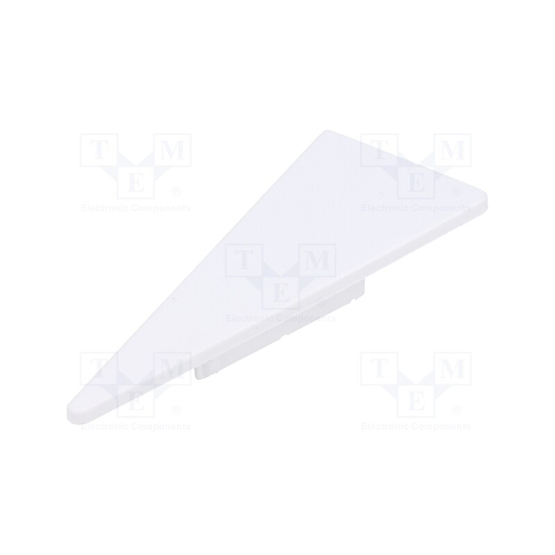 10 set : B8900001 -AS - Cap for LED profiles, white, 2pcs, ABS, WALLE12