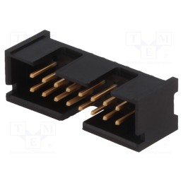 10 pcs : 5103308-3 - Socket, IDC, male, PIN: 16, straight, THT, gold-plated, 2.54mm, black