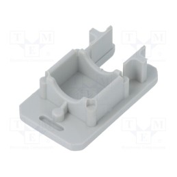 10 set : 70290022 -AS - Cap for LED profiles, grey, 2pcs, ABS, with keyway, MIKRO-LINE12