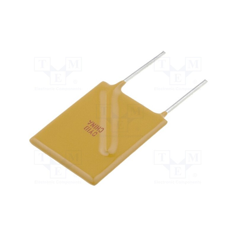 10 pcs : RF2652-000 - Fuse: PTC polymer, 6A, 16.5x24.9mm, 10mm