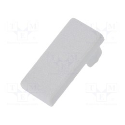 10 set : H8990022 -AS - Cap for LED profiles, grey, 2pcs, ABS, HI8