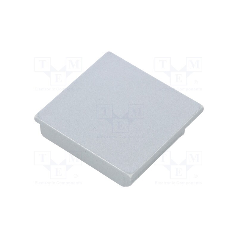 10 set : V4950040 -AS - Cap for LED profiles, silver, 2pcs, ABS, Kind of shutter: B