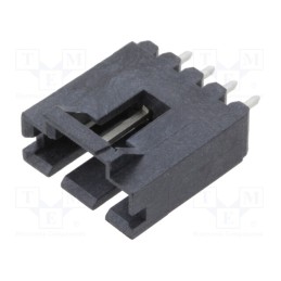10 pcs : 5-103639-3 - Socket, wire-board, male, AMPMODU MTE, 2.54mm, PIN: 4, THT, on PCBs