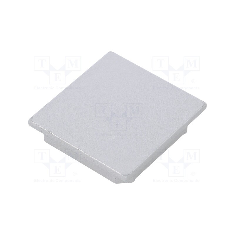 10 set : V4940040 -AS - Cap for LED profiles, silver, 2pcs, ABS, Kind of shutter: A