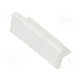 10 pcs : C24539C10 - Cap for LED profiles, white, GIZA