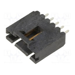 10 pcs : 5-103735-4 - Socket, wire-board, male, AMPMODU MTE, 2.54mm, PIN: 5, THT, on PCBs
