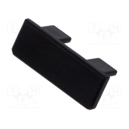 10 pcs : C24539C07 - Cap for LED profiles, black, GIZA