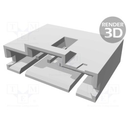 10 pcs : 5-104363-5 - Socket, wire-board, male, AMPMODU MTE, 2.54mm, PIN: 6, THT, on PCBs