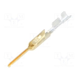 20 pcs : 5-104505-7 - Contact, male, copper alloy, gold-plated, 0.12÷0.4mm2, bulk, 3A